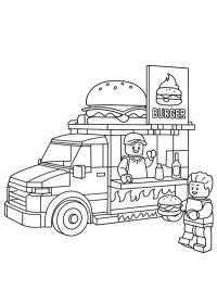 LEGO hamburgerový truck
