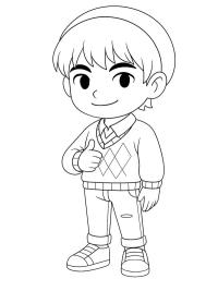 Roztomilý kluk Saja