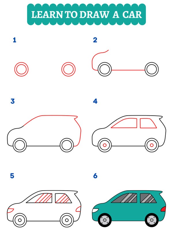 Jak nakreslit auto