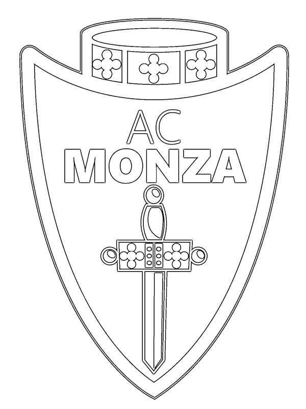 AC Monza omalovánka