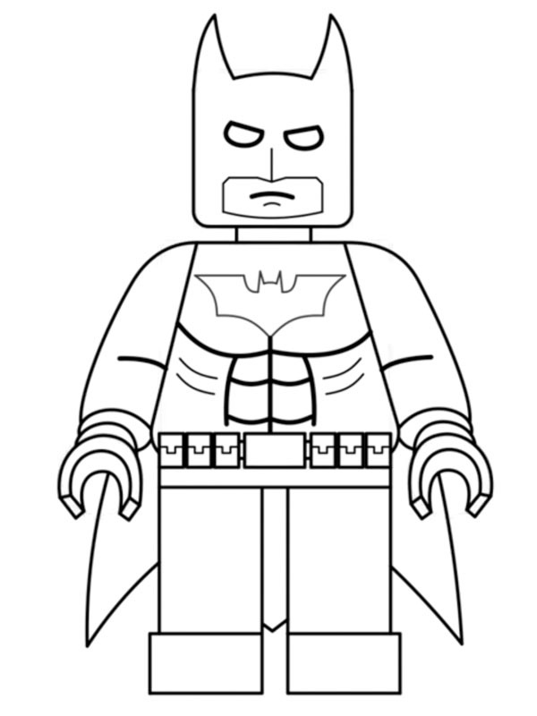 LEGO Batman omalovánka