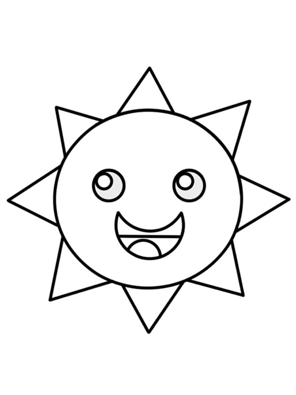 Mr. Sun (Incredibox Sprunki) omalovánka