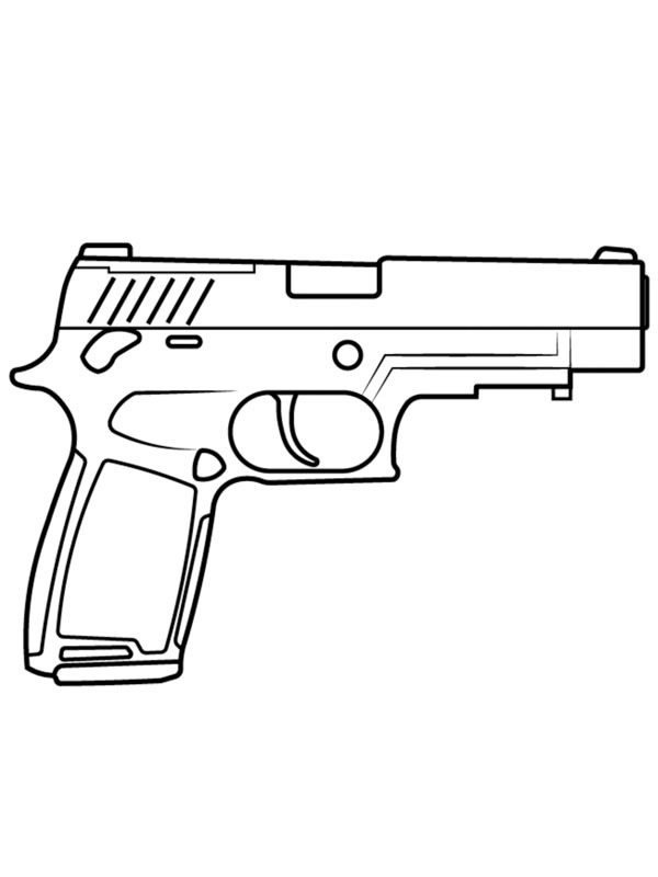 SIG Sauer P320 omalovánka