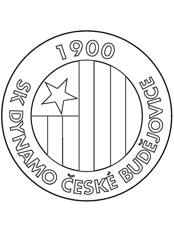 SK Dynamo České Budějovice omalovánka