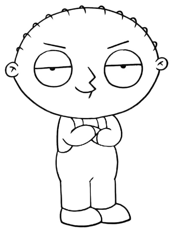 Stewie Griffin Griffinovi omalovánka