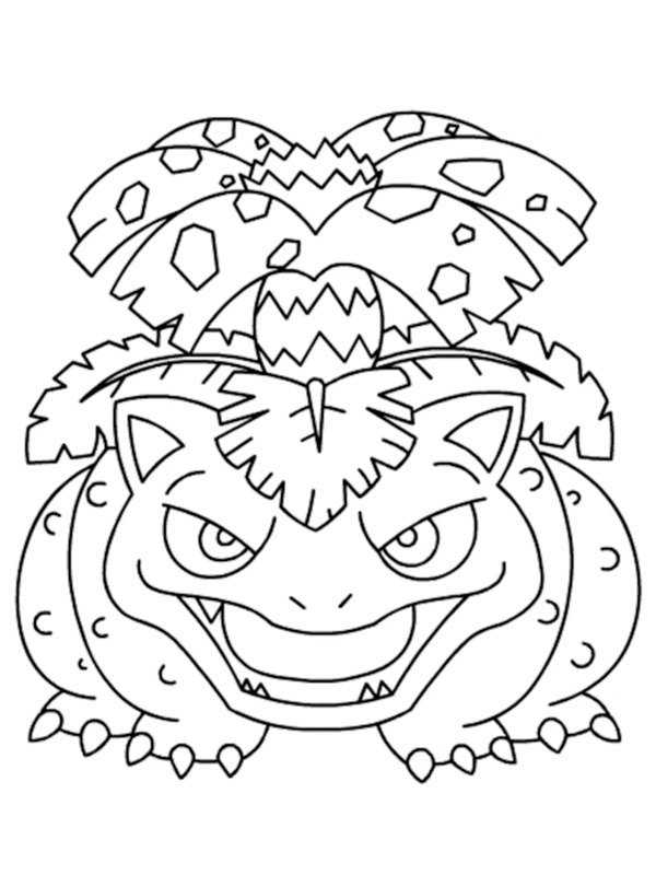 Venusaur omalovánka